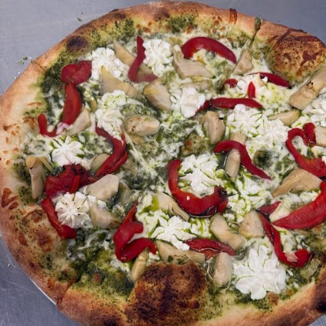 18" Florentine Pizza.